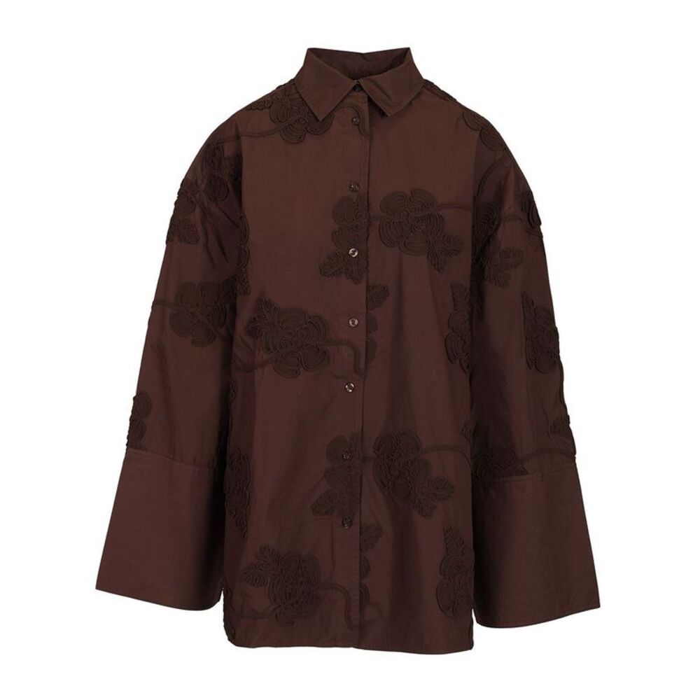 Rotate Women Flower Oversized Shirt